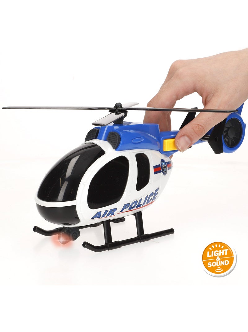 Camión portavehículos policía fricción c/luz y sonido 1:12 speed & go N/D - Kiabi