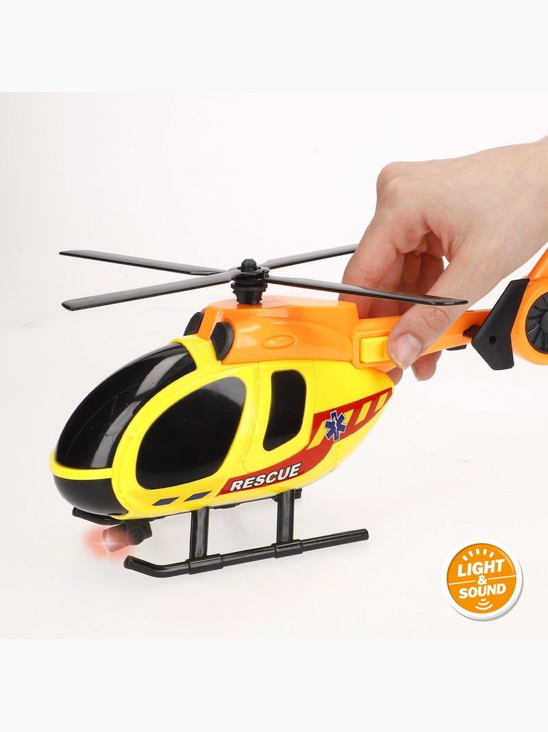 Camión portavehículos rescate fricción c/luz y sonido 1:12 speed & go N/D - Kiabi