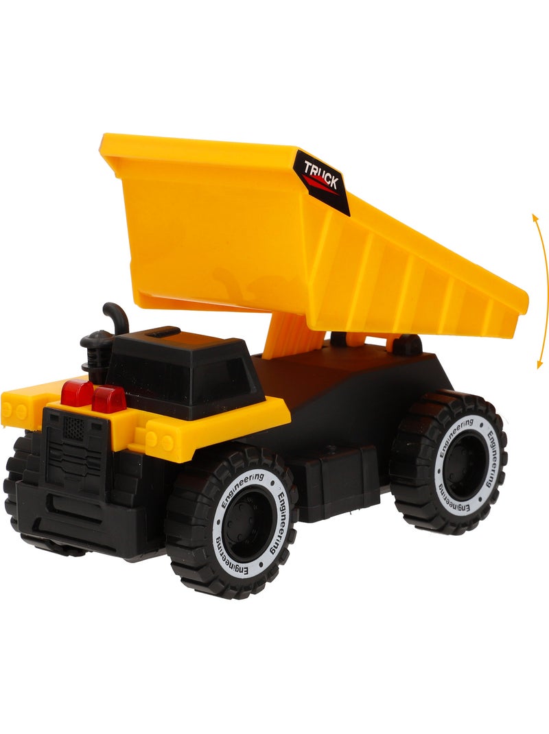 Camión transporte con luz y sonido 1:14 + 2 vehículos de construcción speed & go N/D - Kiabi