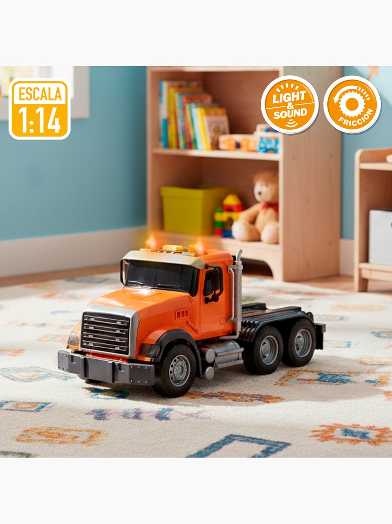 Camión transporte con luz y sonido 1:14 + lancha de juguete speed & go N/D - Kiabi
