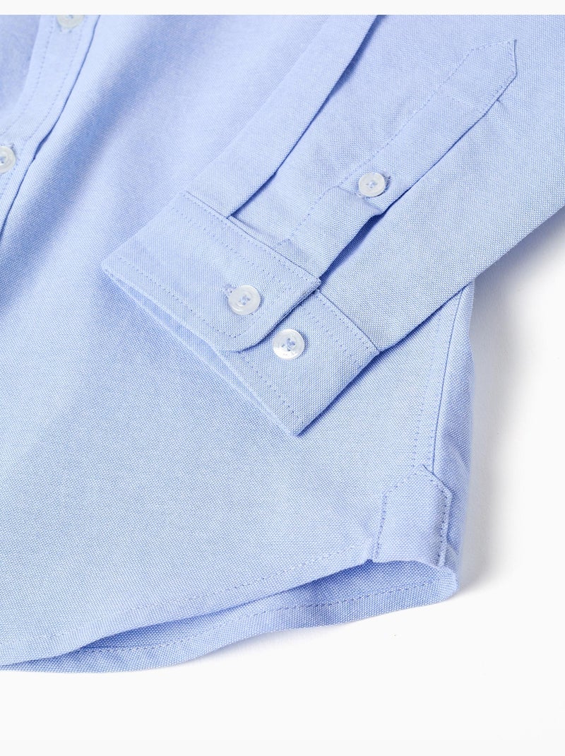 Camisa 100% algodón Azul claro - Kiabi