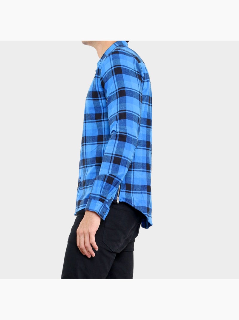 Camisa a cuadros Azul Blanco - Kiabi