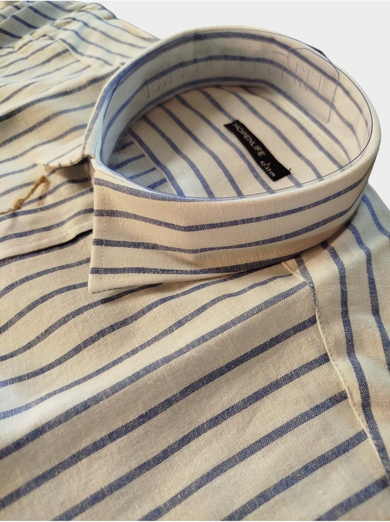 Camisa a rayas Azul - Kiabi