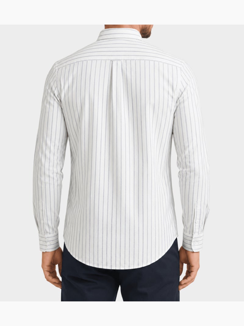 Camisa a rayas Celeste - Kiabi