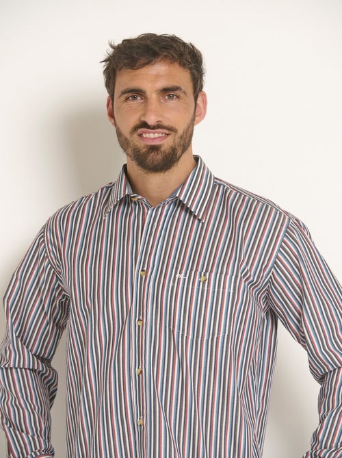 Camisa a rayas de fácil cuidado - Afibel - Kiabi