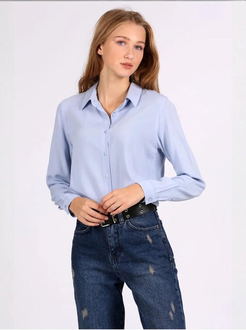 Camisa abotonada con cuello de camisa bdart - Kiabi