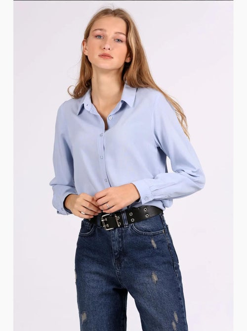 Camisa abotonada con cuello de camisa bdart - Kiabi