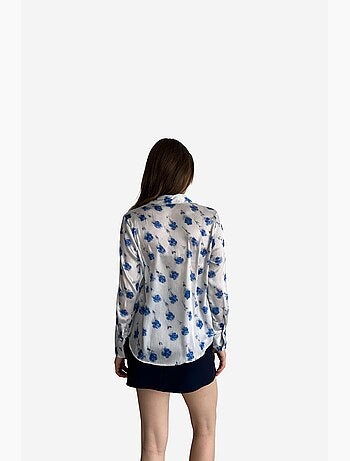 Camisa abotonada con estampado floral my fashion