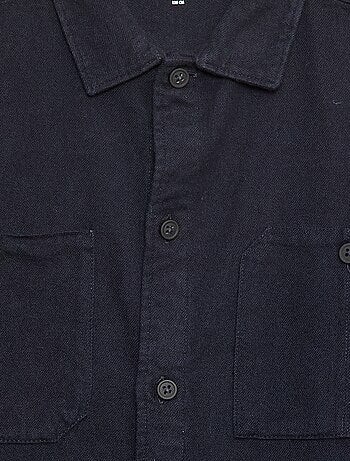 Camisa abotonada de franela