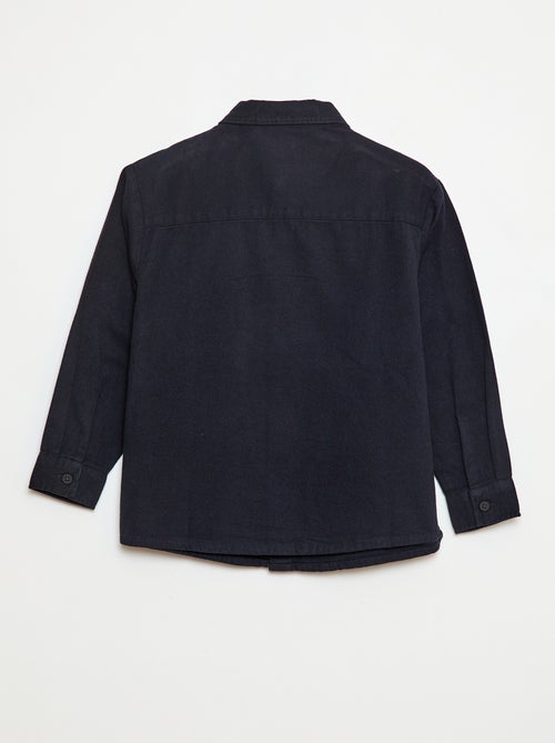 Camisa abotonada de franela - Kiabi