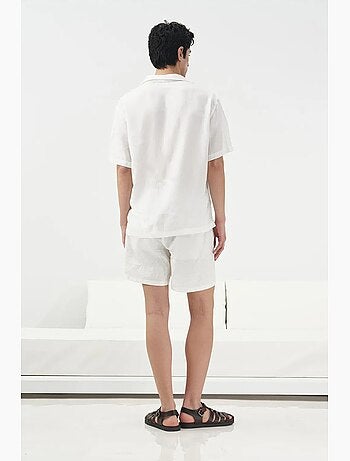 Camisa abotonada de manga corta giesto