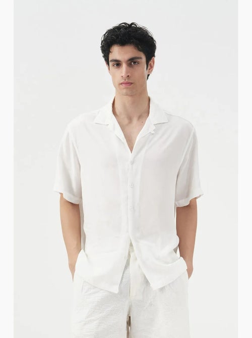 Camisa abotonada de manga corta giesto - Kiabi Camisa abotonada de manga corta giesto - Kiabi