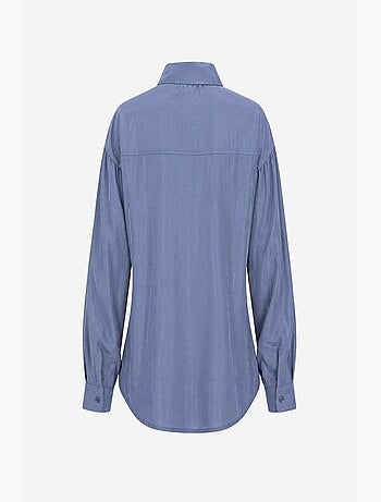 Camisa abotonada texturizada ajustada mixray