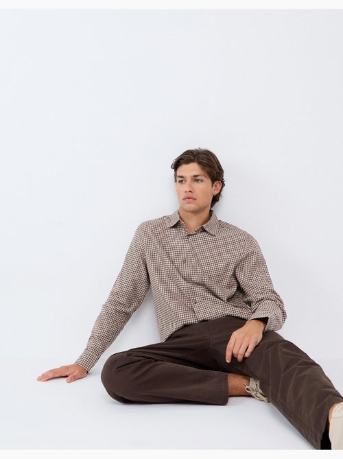 Camisa ajustada con patrón, mo fashion - Kiabi
