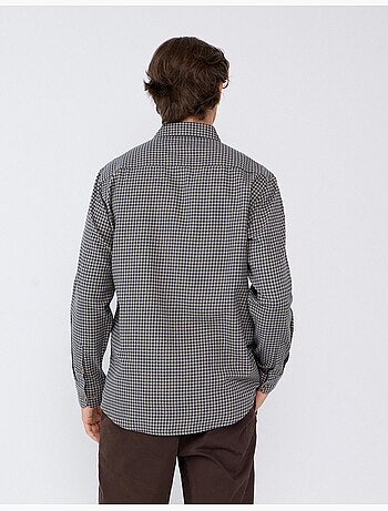 Camisa ajustada con patrón, mo fashion