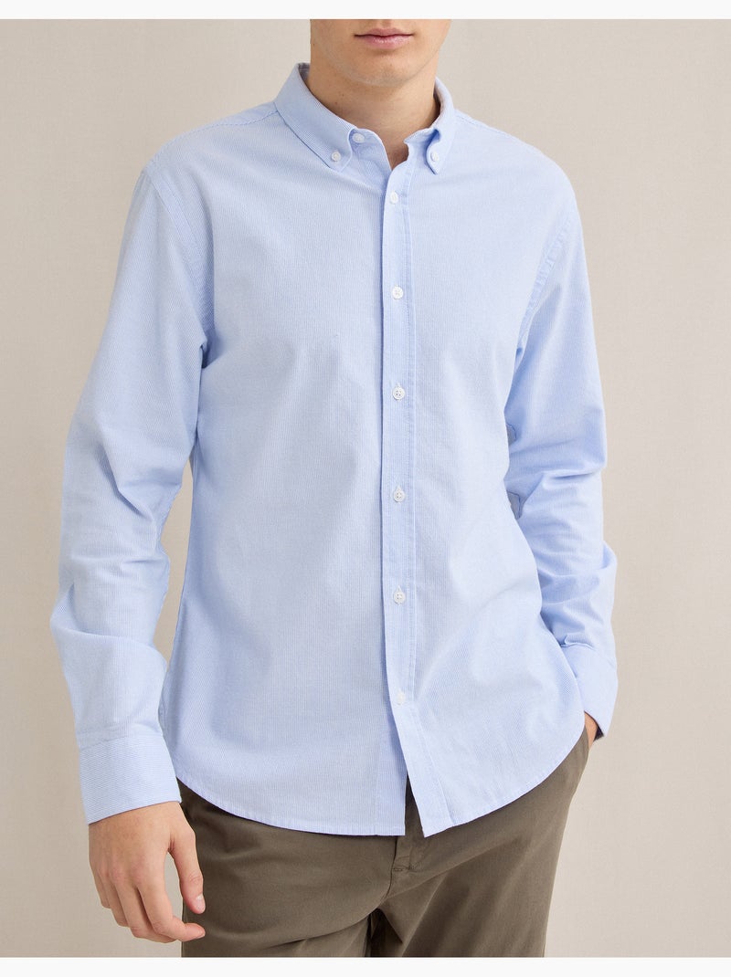 Camisa ajustada, MO Fashion Azul - Kiabi