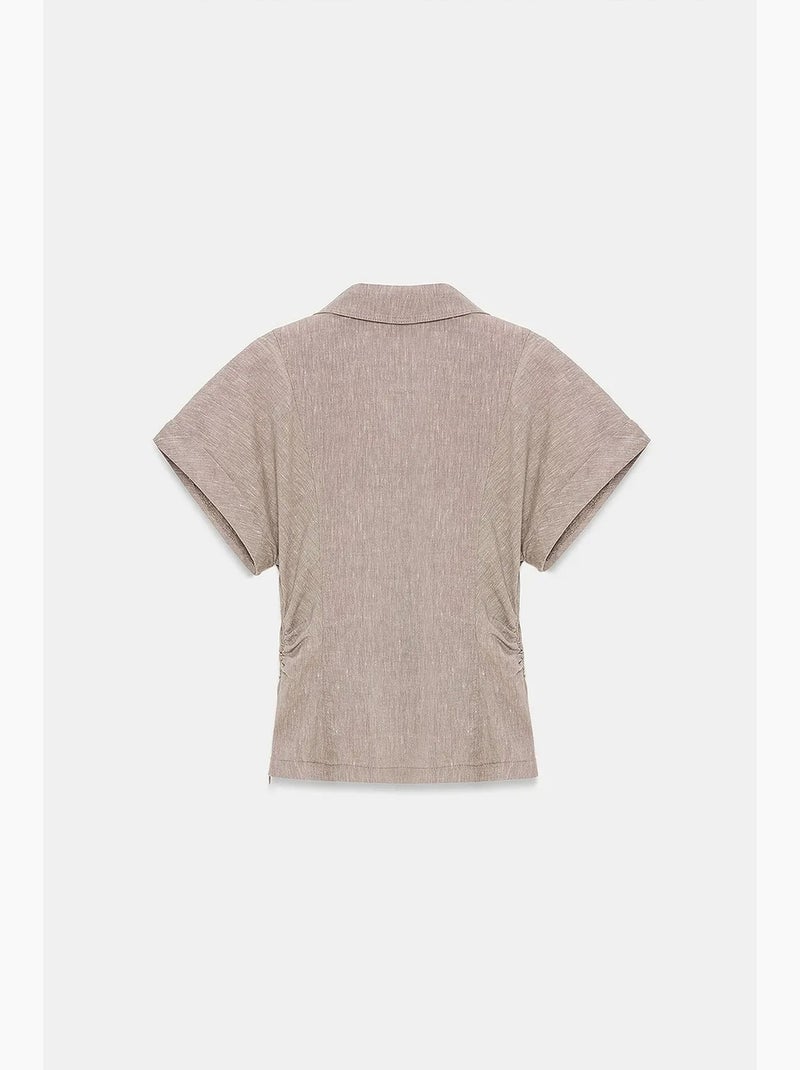 Camisa ajustada texturizada de manga corta dilvin Arena - Kiabi