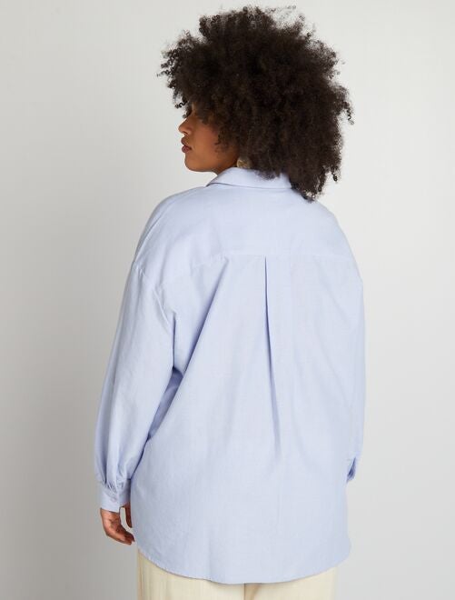 Camisa ancha de algodón - Kiabi