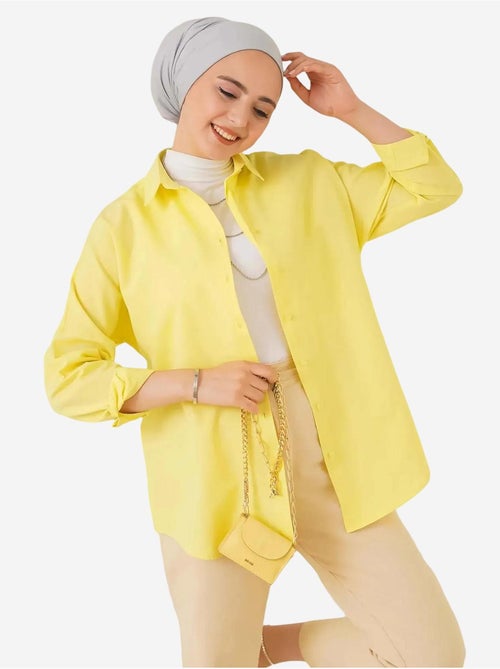 Camisa básica extragrande bdart - Kiabi Camisa básica extragrande bdart - Kiabi