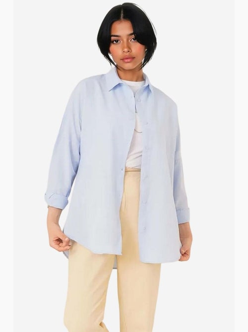 Camisa básica extragrande bdart - Kiabi Camisa básica extragrande bdart - Kiabi