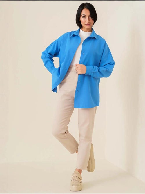 Camisa básica extragrande bdart - Kiabi Camisa básica extragrande bdart - Kiabi