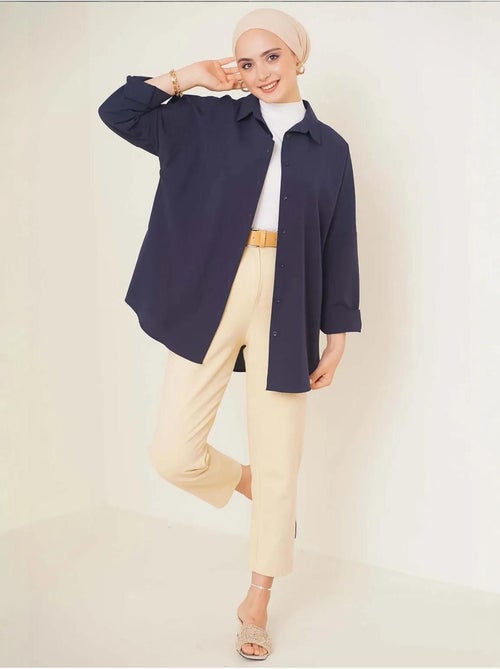 Camisa básica extragrande bdart - Kiabi Camisa básica extragrande bdart - Kiabi