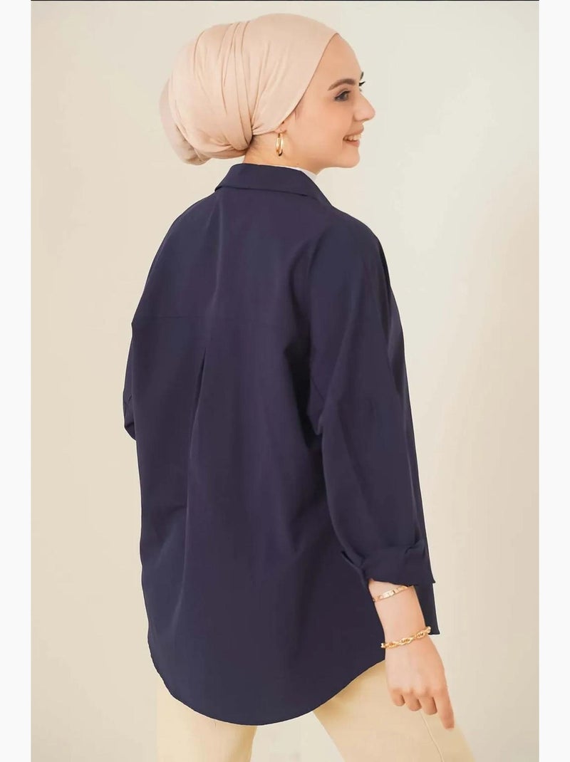 Camisa básica extragrande bdart Azul marino - Kiabi