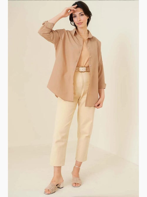 Camisa básica extragrande bdart - Kiabi Camisa básica extragrande bdart - Kiabi