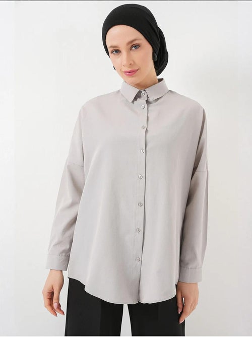 Camisa básica extragrande bdart - Kiabi Camisa básica extragrande bdart - Kiabi