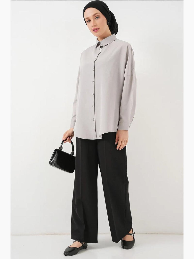 Camisa básica extragrande bdart Gris claro - Kiabi