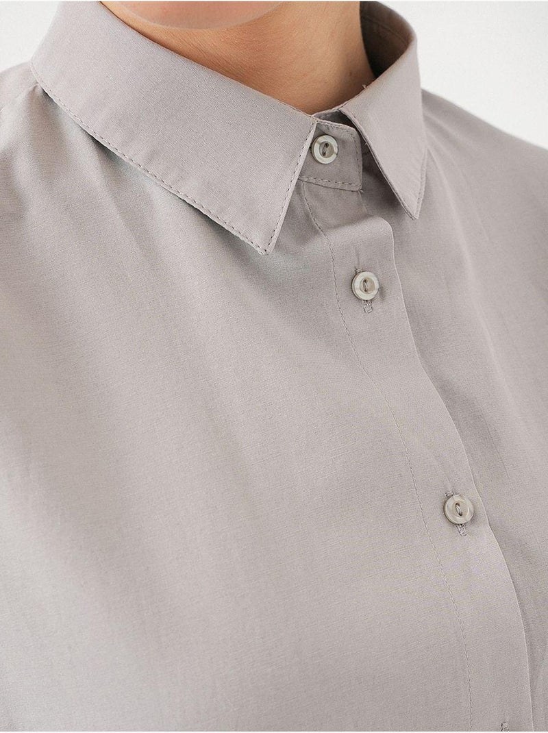 Camisa básica extragrande bdart Gris claro - Kiabi