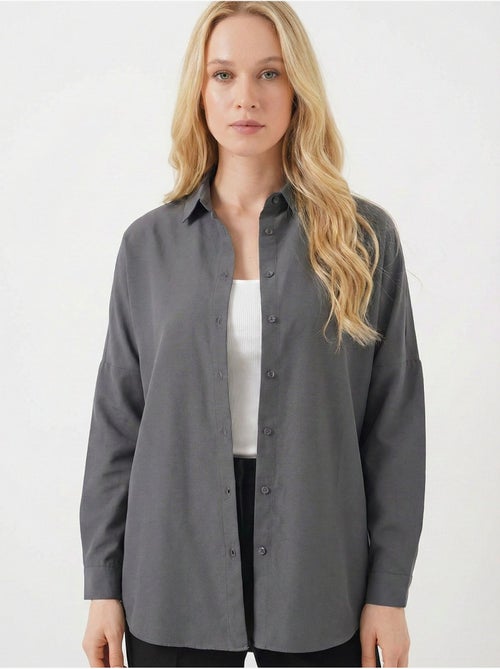 Camisa básica extragrande bdart - Kiabi Camisa básica extragrande bdart - Kiabi