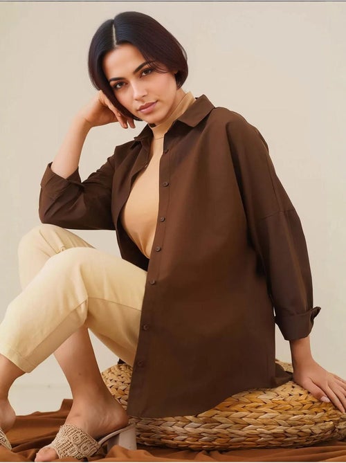 Camisa básica extragrande bdart - Kiabi Camisa básica extragrande bdart - Kiabi