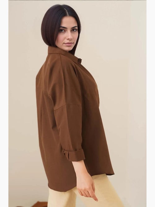 Camisa básica extragrande bdart - Kiabi Camisa básica extragrande bdart - Kiabi
