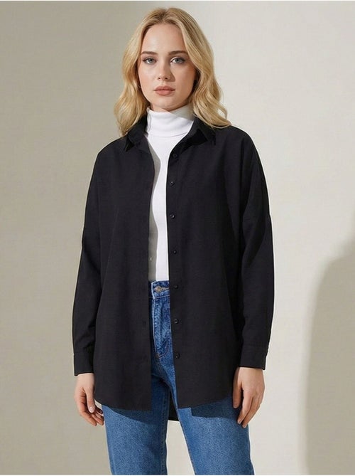Camisa básica extragrande bdart - Kiabi Camisa básica extragrande bdart - Kiabi