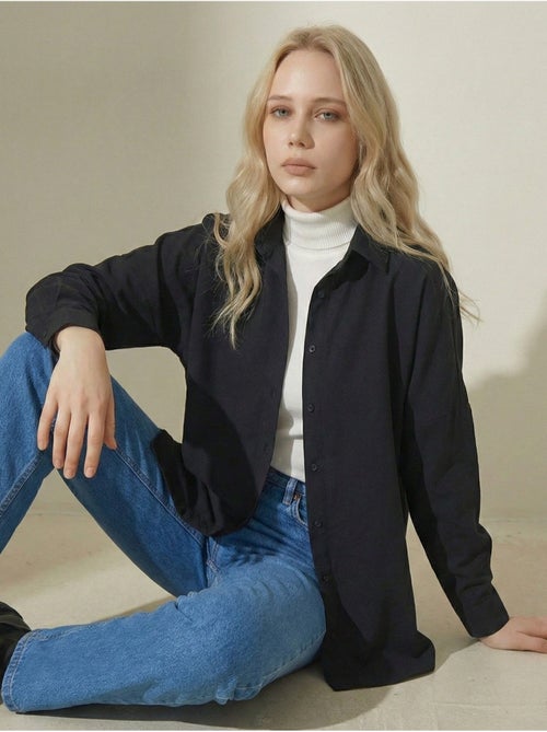 Camisa básica extragrande bdart - Kiabi Camisa básica extragrande bdart - Kiabi