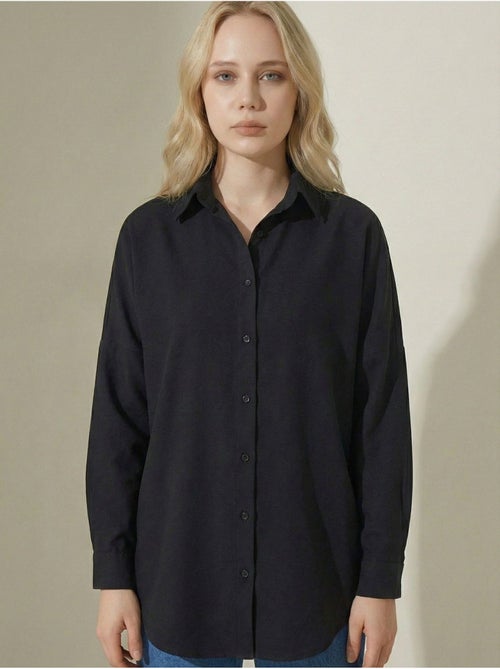 Camisa básica extragrande bdart - Kiabi Camisa básica extragrande bdart - Kiabi