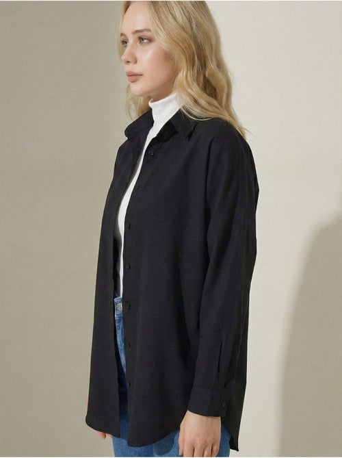 Camisa básica extragrande bdart - Kiabi Camisa básica extragrande bdart - Kiabi