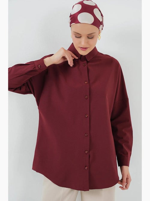 Camisa básica extragrande bdart - Kiabi Camisa básica extragrande bdart - Kiabi