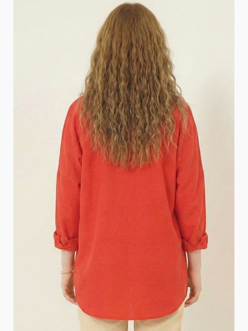 Camisa básica extragrande bdart - Kiabi Camisa básica extragrande bdart - Kiabi