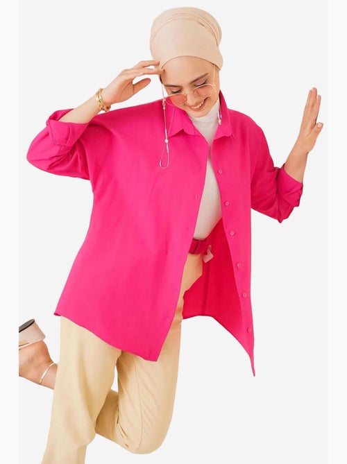 Camisa básica extragrande bdart - Kiabi Camisa básica extragrande bdart - Kiabi