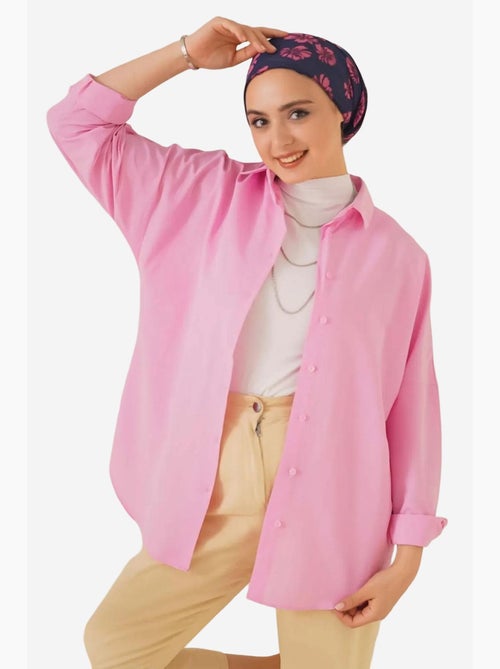 Camisa básica extragrande bdart - Kiabi Camisa básica extragrande bdart - Kiabi