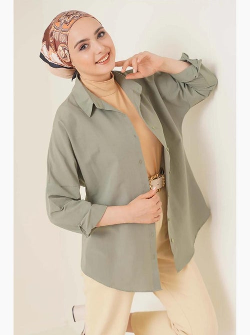 Camisa básica extragrande bdart - Kiabi Camisa básica extragrande bdart - Kiabi
