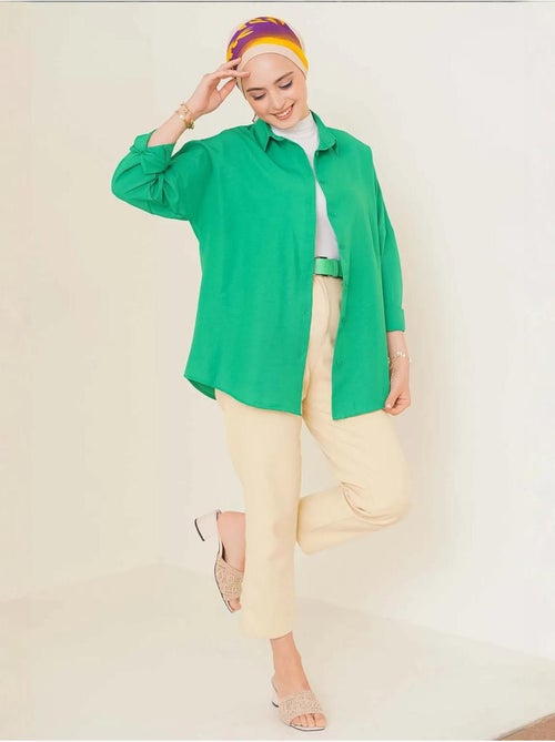 Camisa básica extragrande bdart - Kiabi