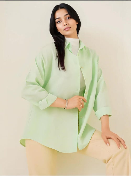 Camisa básica extragrande bdart - Kiabi Camisa básica extragrande bdart - Kiabi