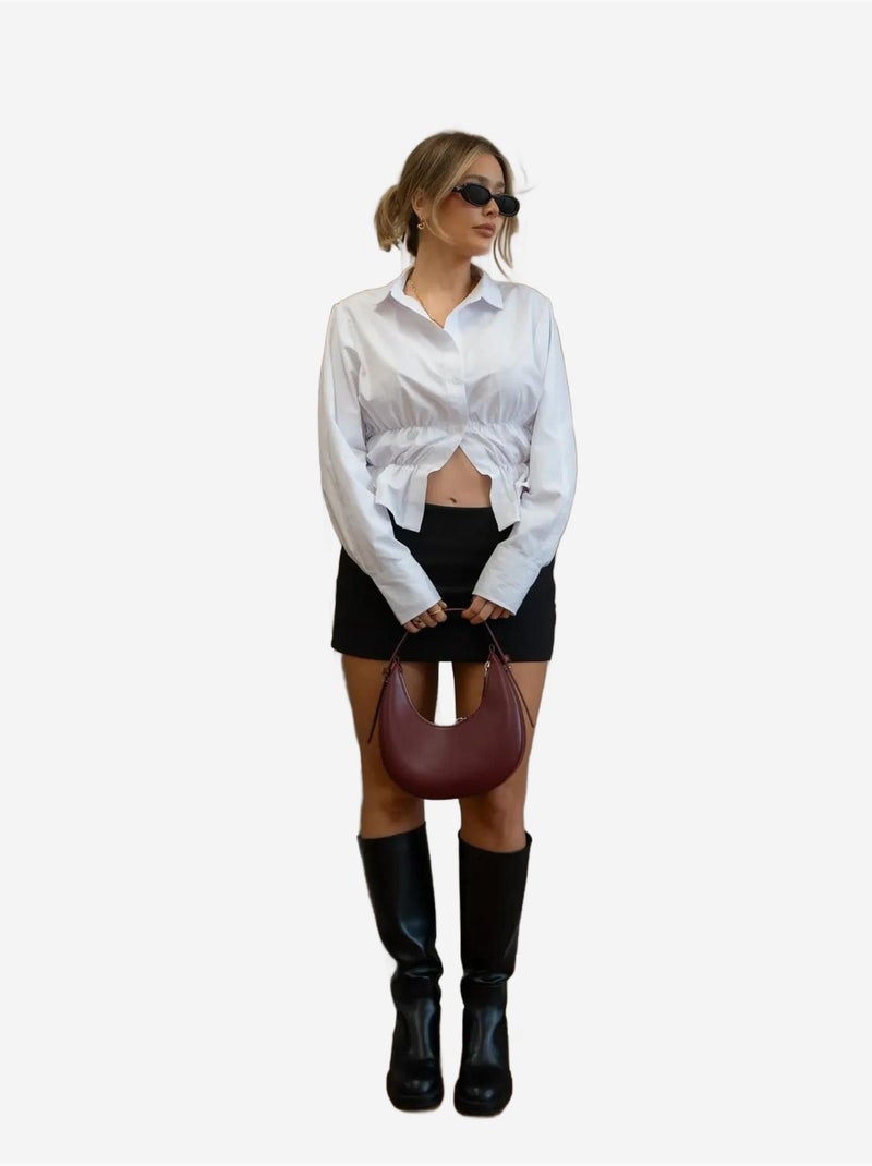 Camisa blanca con botones valletta hiccup Blanco - Kiabi