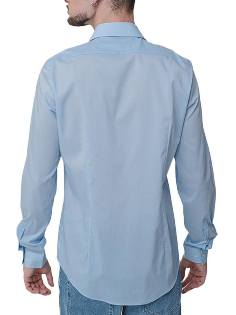 Camisa Calvin Klein Jeans de Lyocell para Hombre Azul - Kiabi