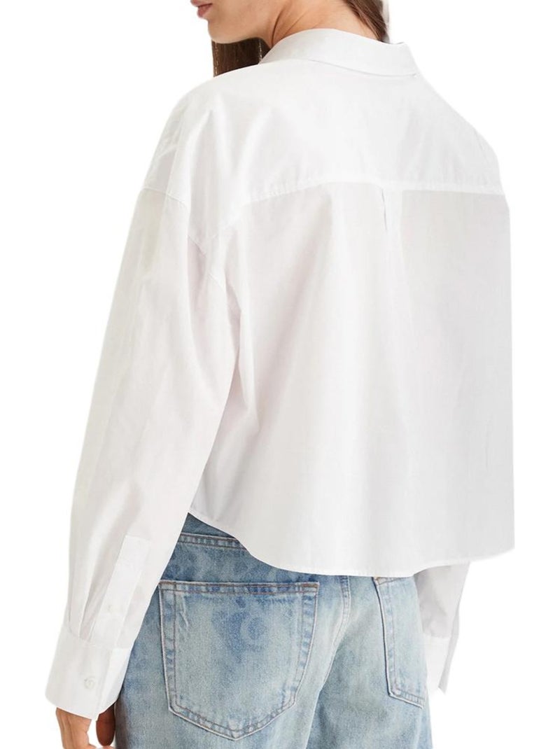 Camisa calvin klein jeans para mujer Blanco - Kiabi