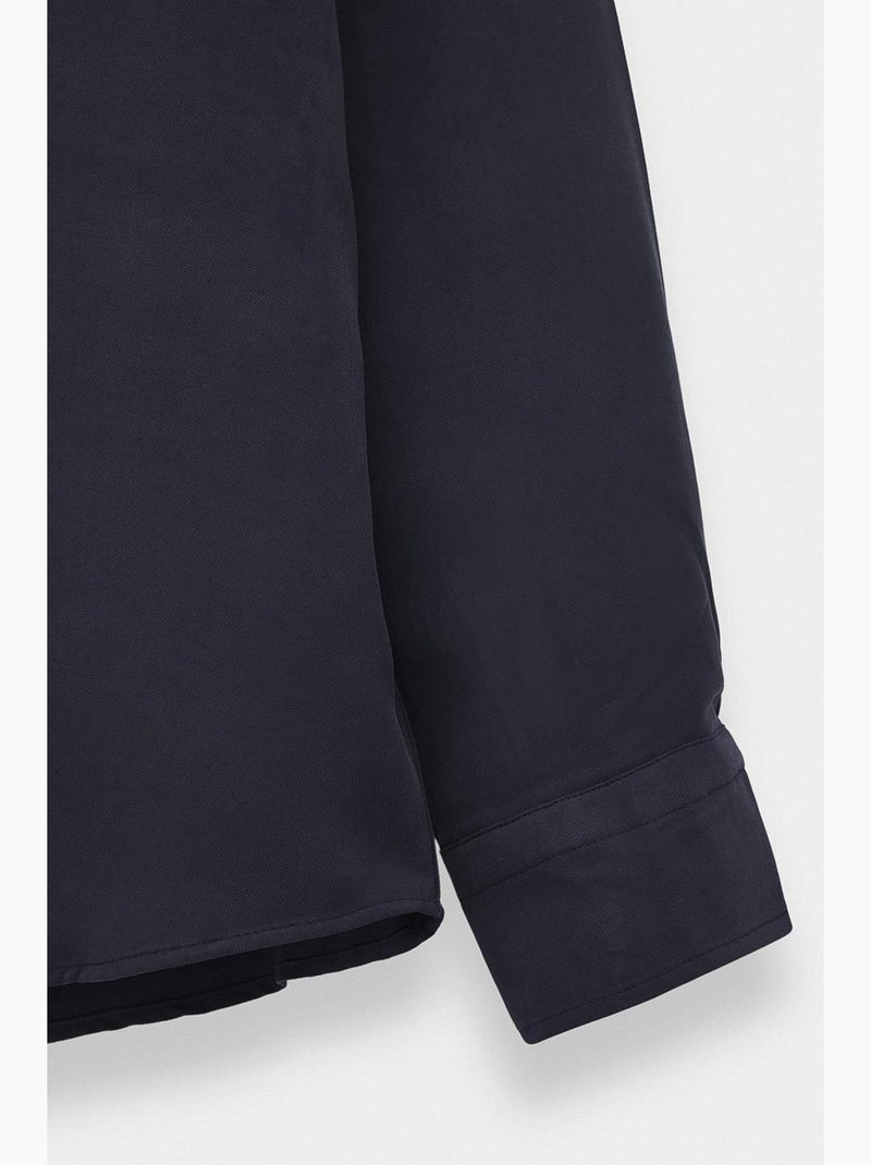 Camisa clásica giesto Azul marino - Kiabi