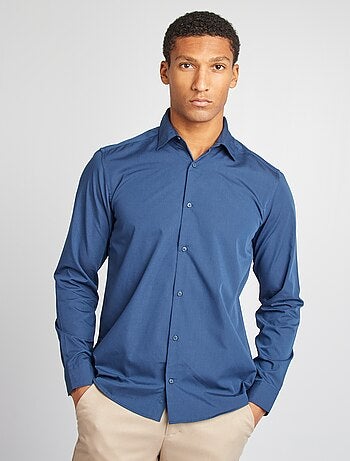 Camisa clásica lisa